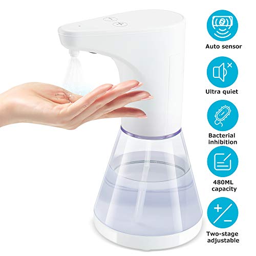 ELTD Nebulizzatore di Alcol Senza Contatto, distributore di disinfettante, Spray di induzione Automatica della Nebbia alcolica (480 ml)