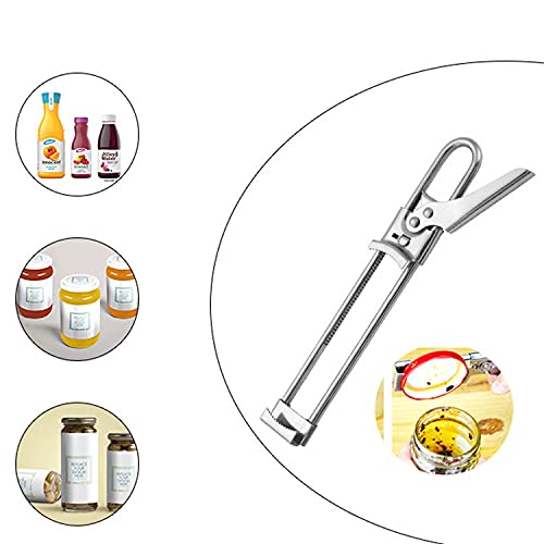 2Pcs 2023 New Jar Opener For Weak Hands, Adjustable Stainless Steel Can Opener, Jar Gripper Tight Lid Opener, Kitchen Gadgets, Easy Jar Opener For The Elderly And Children (A) #TOP1