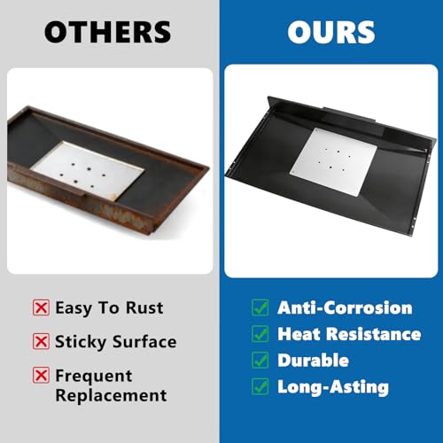Image of SafBbcue G470-0800-W1 Grease Tray Replacement for Charbroil Performance 4 5 Burners Grill Parts Drip Pan 463347519 463342119 463335517 Grease Drip Tray Grill Accessories