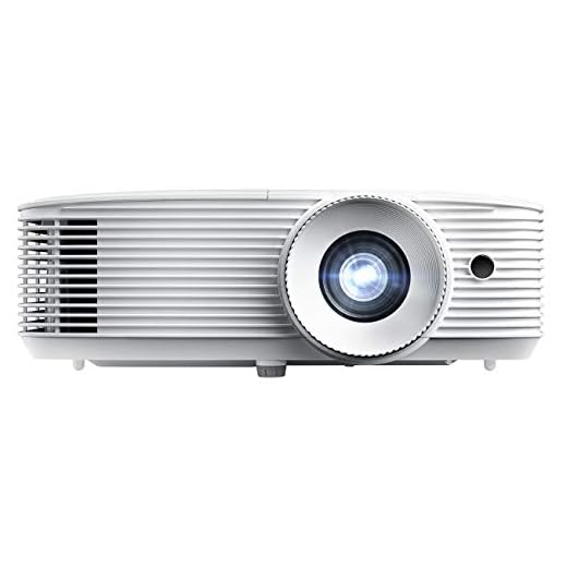 Optoma W412 WXGA DLP Professional Projector | High Bright 4400 Lumens | Business Presentations, Classrooms, and Meeting Rooms | 15,000 Hour lamp Life | 4K HDR Input | Speaker Built in