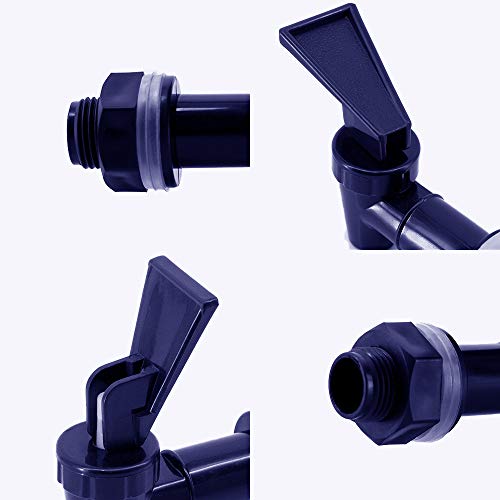 Replacement Cooler Faucet Water Bottle Jug,Water Dispenser Tap Set,Bpa-Free Plastic Spigot Spout Water Beverage Lever Pour Dispenser Valve,Water Crock Tap (2 Blue) #TOP6
