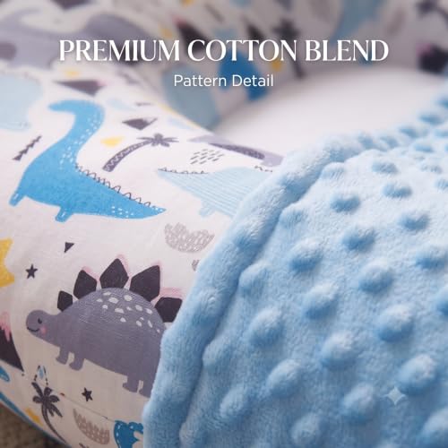 Image of ๐ช๐ข๐ข๐ ๐ญ๐ฌ Baby Head Support Pillow | Newborn Sleeping Pillow | Soft Cotton Baby Cushion | Infant Neck Support Pillow | Travel & Crib Use | 0-12 Months