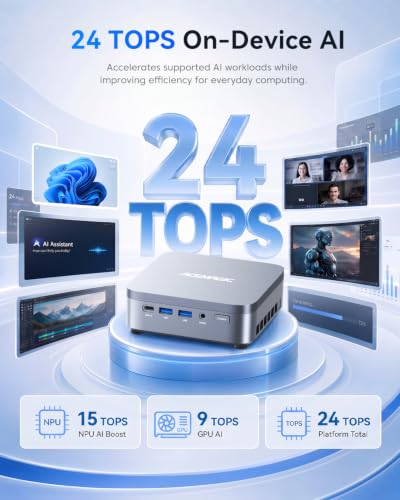 Image of ACEMAGIC K5 Mini PC, Intel Core 3 304, 12GB LPDDR5 RAM, 512GB NVMe SSD