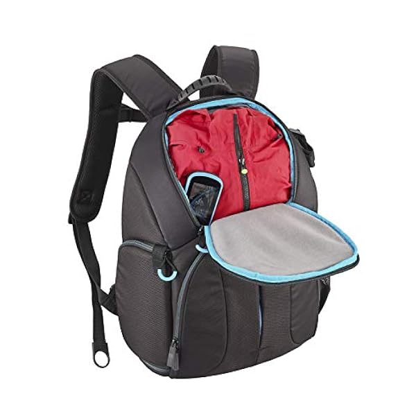 Cullmann 97866 SYDNEY pro TwinPack 600 , 2-in-1 fotorugzak/dagrugzak, wandelrugzak, voor spiegelreflexcamera's en accessoires, binnenmaat camera-vak 320 x 400 x 150 mm, zwart