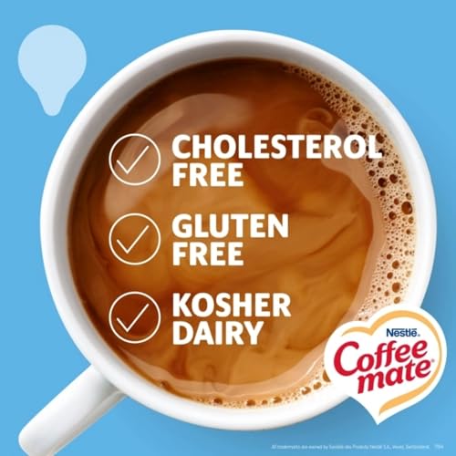 Nestle Coffee mate Liquid .375oz Variety Pack (4 Flavor) 100 Count includes Original, French Vanilla, Hazelnut, Italian Sweet Crème