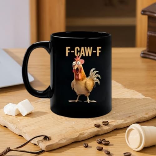 Taza de café de gallo con asa cómoda y cerámica resistente para bebidas 7