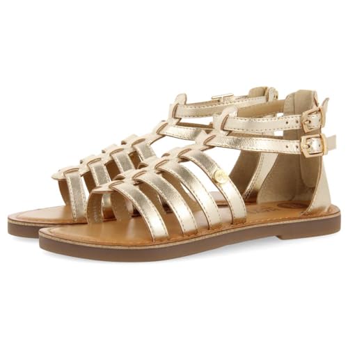 GIOSEPPO Damen Benicia Sandale, Platinfarben, 39 EU