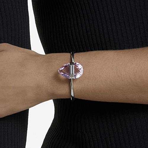 SWAROVSKI Lucent Bangle Bracelet Jewelry Collection, Pink Crystals3
