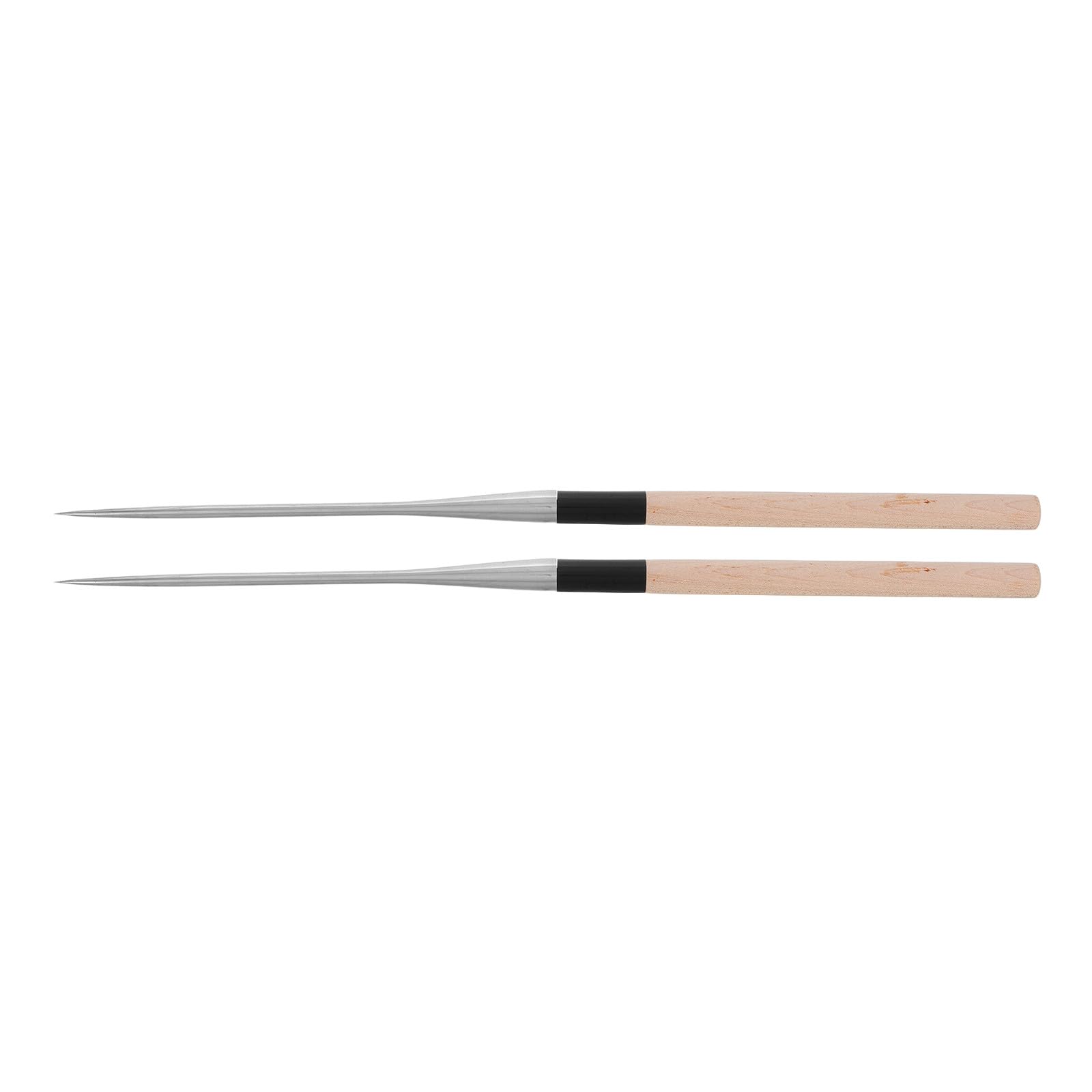 Palillos de sushi largos de acero para cocinar sin quemaduras