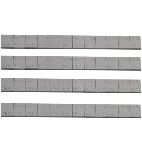 VISSQH 48 x Pesi Adesivi equilibratura,7,1 g Striscia Adesiva Pesi Equilibratura,Pesi Adesivi Retro Autoadesivo,Pesi Adesivi Grigi da attaccare ai Pesi delle Ruote F-067