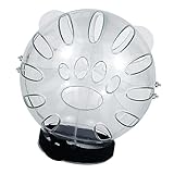 ibasenice Transparenter Katzenhelm Zur Fellpflege Verhindert Beißen Schutzkopfschild Für Schönheitsoperationen Krallenschneiden Baden Friseur Etc