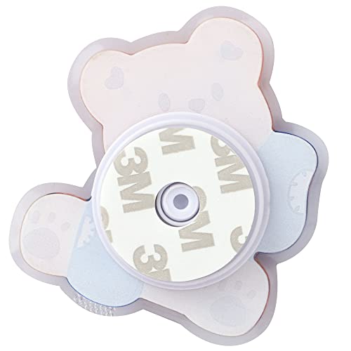 Image of Cute Anime Mobile Holder Grip Stand for Phones Selfie Holder for Smartphones, Designed for Kids and Teens. [ Gel Inside ]-(Model - Bear with Bow)