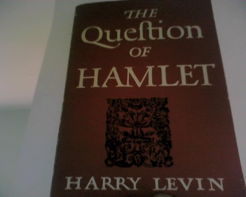 The Question of Hamlet B000LE5EIS Book Cover