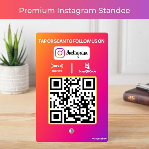 tinydabba Instagram Review NFC Standee with QR Code by tinydabba - 2