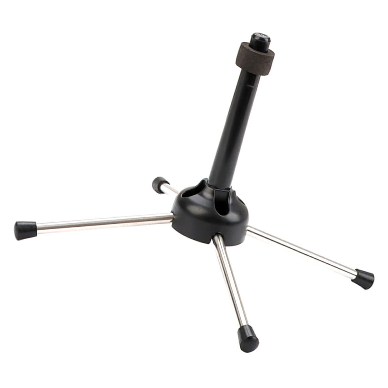 ifundom Black Small Bracket Cc102 Portable Flute Stand Sturdy Construction for Long-lasting Use