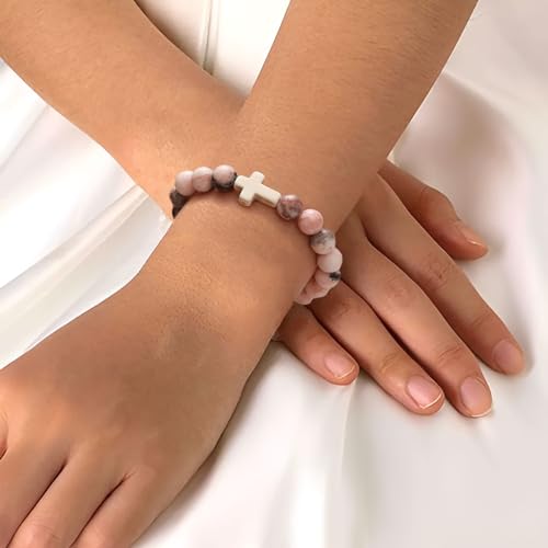 Image of RAYSTAR First Communion Gifts for Women Catholic,1st First Holy Communion Decorations Gifts for Women Catholic Cross Bracelet