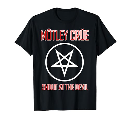 Mötley Crüe Shout at The Devil T-Shirt, Men, Black,...