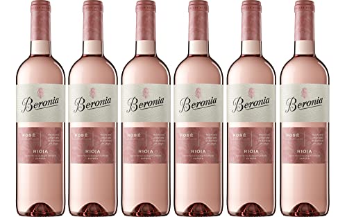 Beronia Rosado – Vino D.O.Ca. Rioja – 6 botellas de 750 ml – Total: 4500 ml
