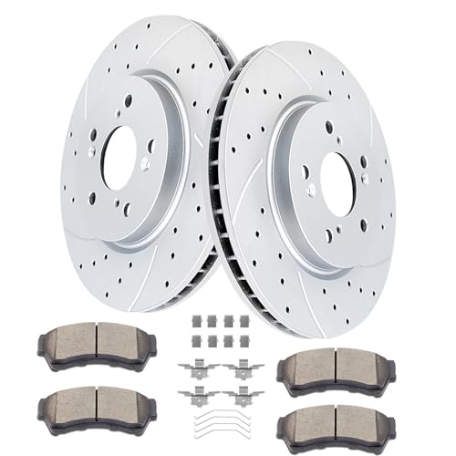 Image of Acinoparts Front Brake Kit for Ford Fusion Mazda 6 Lincoln MKZ Zephyr