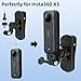 Rugvis Insta360 X5 Backpack Clip Mount - Quick Release 360° Adjustable Camera Clip Compatible with Insta360 One X5/X4/X3/ One R/Go 2 and Other Action Camera