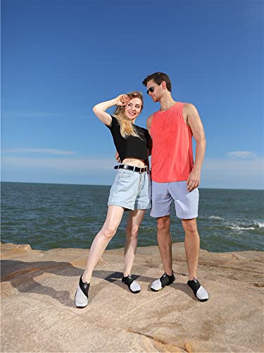 Image of Vsufim Quick-Dry Water Sports Barefoot Shoes Aqua Socks for Swim Beach Pool Surf Yoga for Women Men
