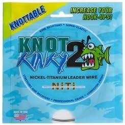 Aquateko NT02615 100-Pound Knot 2 Kinky Nickel-Titanium Leader Wire by Aquateko