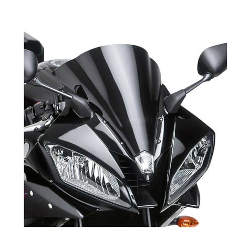 Bulle moto YZF R6 reduit fatigue deflecteur vent double courbure