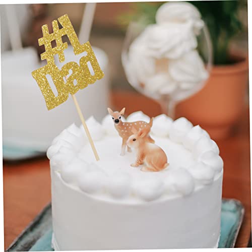 Amosfun 25 Pçs Inserção De Bolo Do Topper De Cupcake De Aniversário Toppers De Aniversário Para Bolo