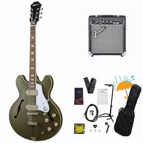Amazon.co.jp: Epiphone/Casino Worn WOD (Worn Olive Drab) エレキ