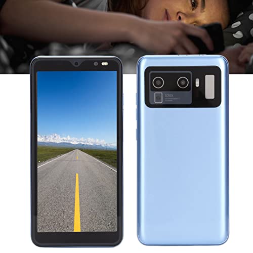 Zunate M12 Ultra 5.45 Inch Cell Phone Unlocked, 512Mb Ram+4Gb Rom, Dual Sim Dual Standby Cheap Mobilephone For Android, 854X480 Hd Smartphone,(Blue) #TOP3