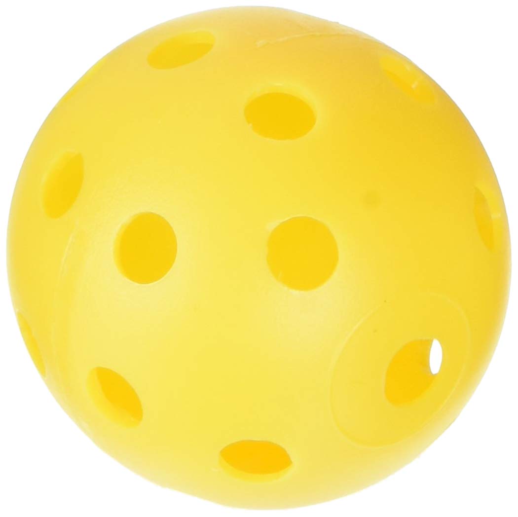 LONGRIDGE Balles d'airflow Jaunes Golf - Paquet de 6