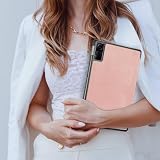 Yiernuo Etui do Xiaomi Redmi Pad SE, tablet 11 cali 2023, smukłe, cienkie, etui ochronne z automatycznym wygaszeniem/wybudzeniem, różowe złoto
