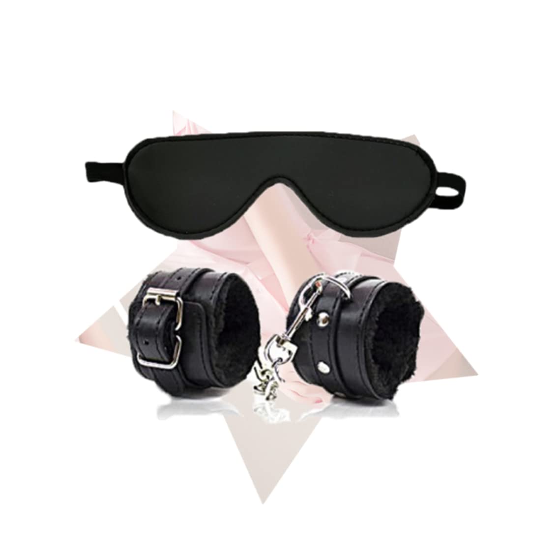 Fixation Multi-usages, Yeux bandés, Cuir Noir