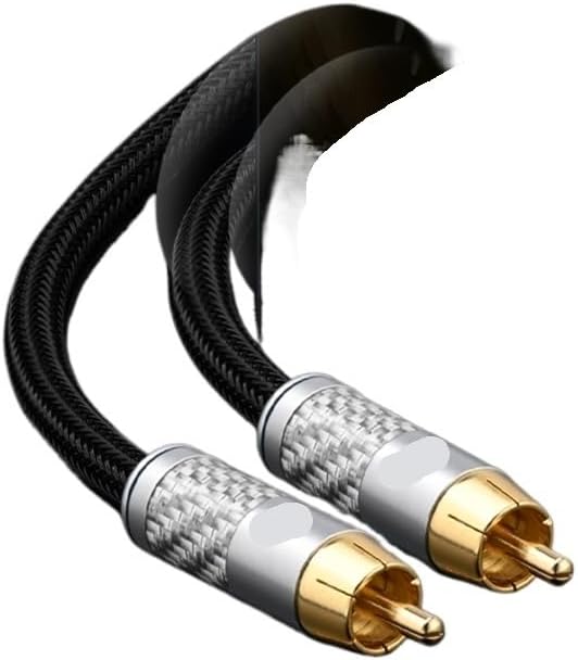 HiFi Coaxial Digital Audio Cable R/CA Male to Male Hi-end Dolby Atmos Sound 5.1/7.1 SPDIF Coaxial Cord(3.5 m)