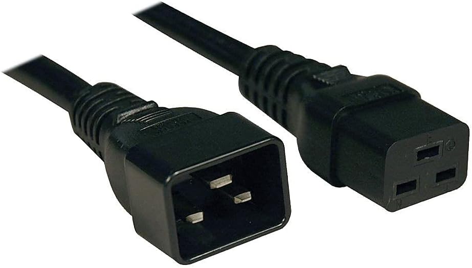 TRIPP LITE P036-003-15A Heavy Duty Power Extension Cord 14 AWG IEC 320 C19-C20 3'