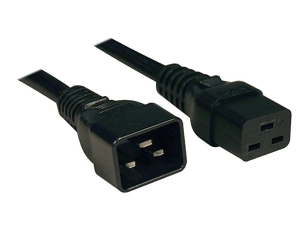 TRIPP LITE P036-003-15A Heavy Duty Power Extension Cord 14 AWG IEC 320 C19-C20 3'