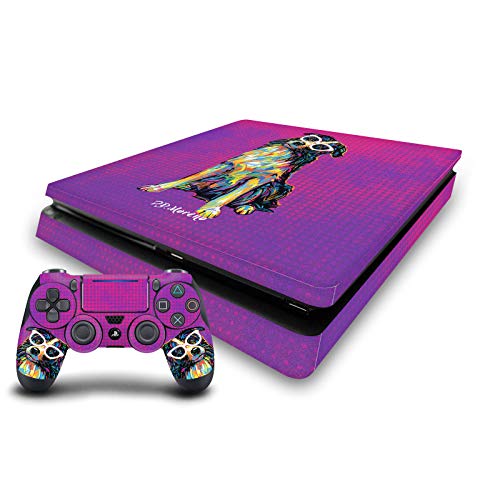 Skin Border Collie pour console PS4 Slim et manette DualShock 4 de Sony