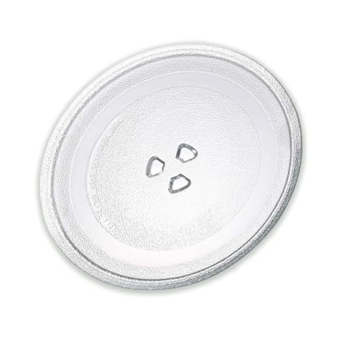 DL SERVICE Plato microondas universal de cristal, compatible con Samsung, plato giratorio con 3 enganches, diámetro 255 mm, apto para diferentes modelos