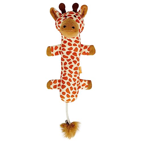 TTcat Catnip Silvervine Matatabi Pillow for Cats & Kittens,Cat Kicker Toy,Crinkle Sound Toy,Large Size Cat Pillow Soothing Plush Cat Toy (Giraffe).