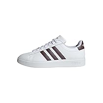 Adidas Donna Grand Court Cloudfoam Lifestyle Court Comfort Shoes, Cloud White, Core Black, Core Black, 38 2, 3 EU