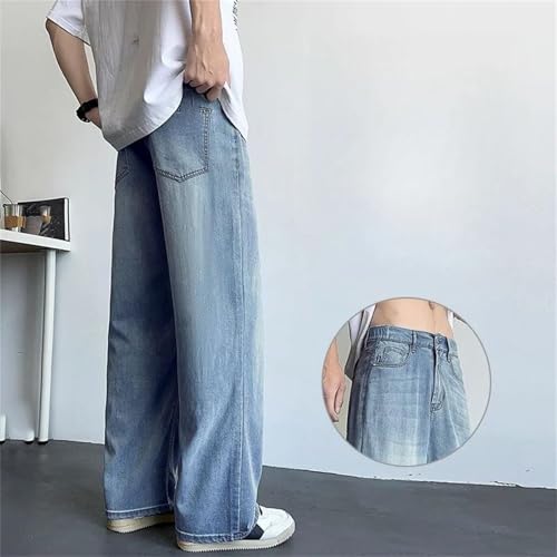 Men's Baggy Jeans Loose Denim Pants Oversized Straight Classic Trousers Streetwear Trend Casual Clothing4