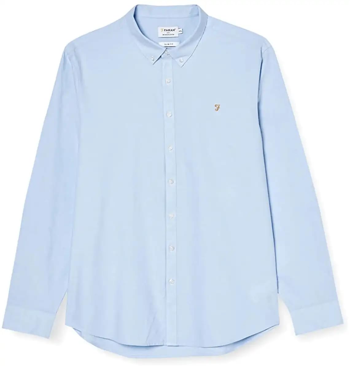 Farah Brewer Cotton Oxford Slim Fit Shirt Camicia Uomo
