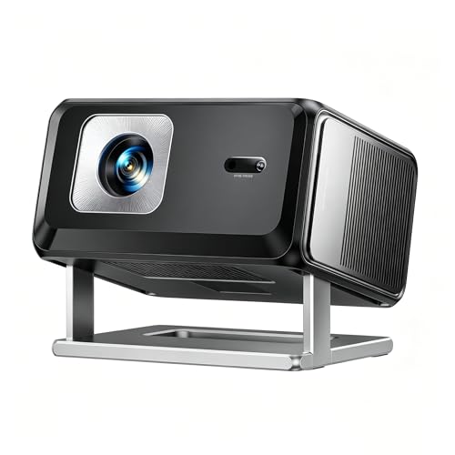 【Auto Focus/Keystone】 TOPTRO Vidéoprojecteur WiFi Bluetooth 4K 20000 Lumens FHD 1080P, Supporté avec Système Android & Apps Intégré, Rétroprojecteur WiFi 6 Etièrement Sellé-Blanc
