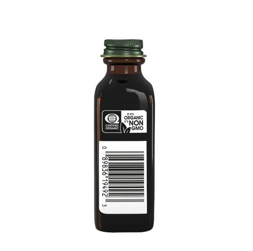 Miniatura 5 de Simply Organic Saborizante de vainilla (sin alcohol), certificado orgánico, vegano, 2 onzas, paquete de 12