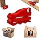 Mesen Cardboard Strip Cutter, Kartonschneider Für Katzenkratzer, 3D Gedruckter Pappkarton Schneider, DIY Katzenkratzer, Handgehaltenes Papp-Recycling-Werkzeug, Katzentierzubehör (groß)