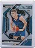 2024-25 Trading Card Prism Draft Picks New Recruits Prisms Silver #16 Nikola Topic - Rookie Year