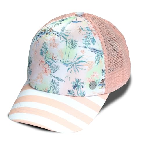 Roxy Girls Honey Coconut Trucker Hat – Adjustable Summer Cap for Girls, Lightweight and Breathable