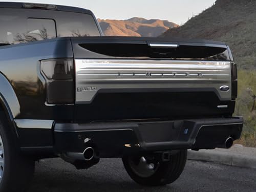 Rvinyl Tail Light Tint Covers Compatible with Ford F-150 2015-2020 - Blackout Smoke