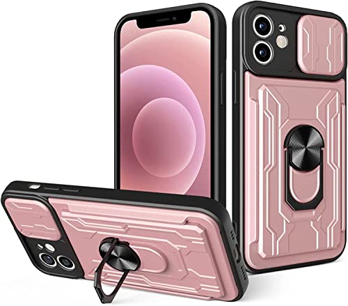 Coque iPhone 13 antichoc militaire avec protège caméra et anneau