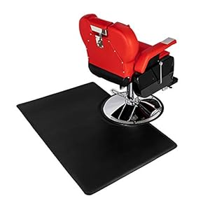 3 ft. x 5 ft 5/8” Thick Anti Fatigue Salon & Barber Shop Standing Mat for Hair Stylist, Spa Beauty Rectangle Floor Matt for Styling Chair, Non-Slip Waterproof